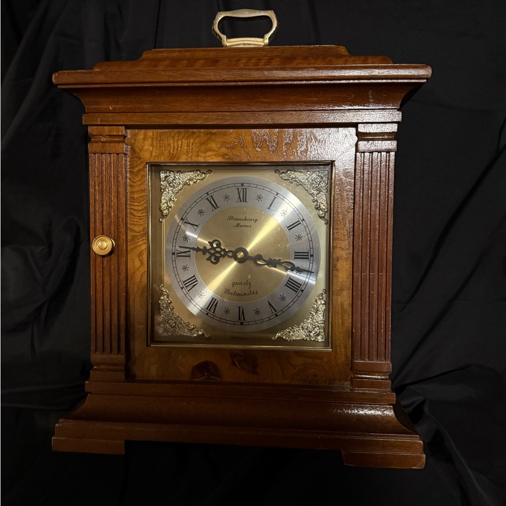 Classic Brown Wooden Wall Clock